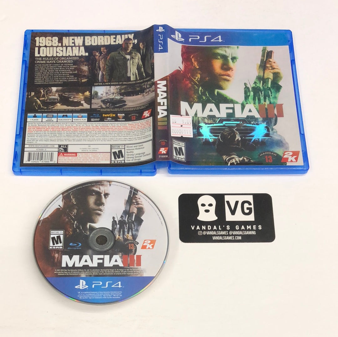 esencia Violar robo Ps4 - Mafia III Sony PlayStation 4 W/ Case #111 – vandalsgaming