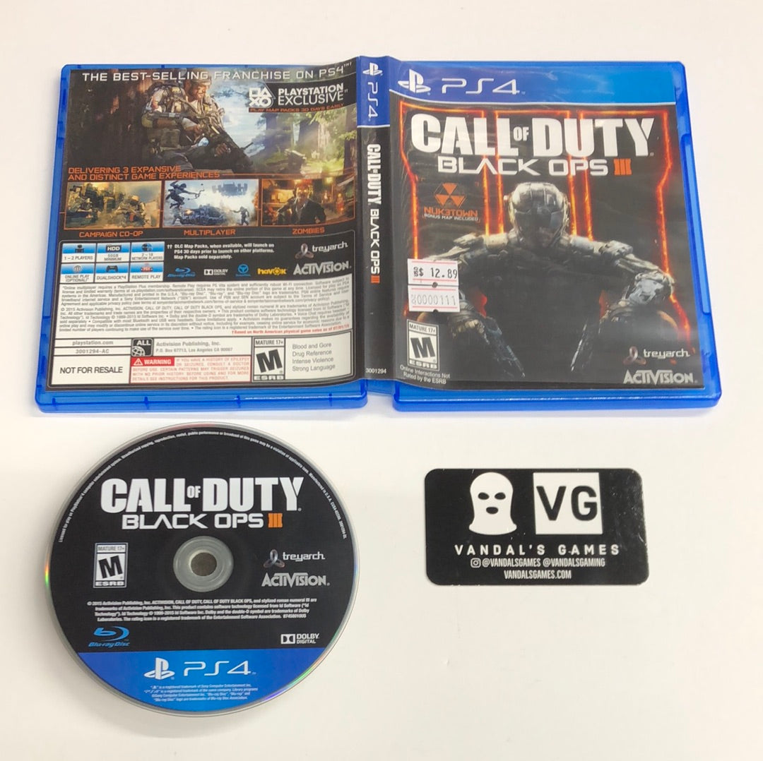 - Call Duty Black Ops III Sony PlayStation 4 W/ Case – vandalsgaming