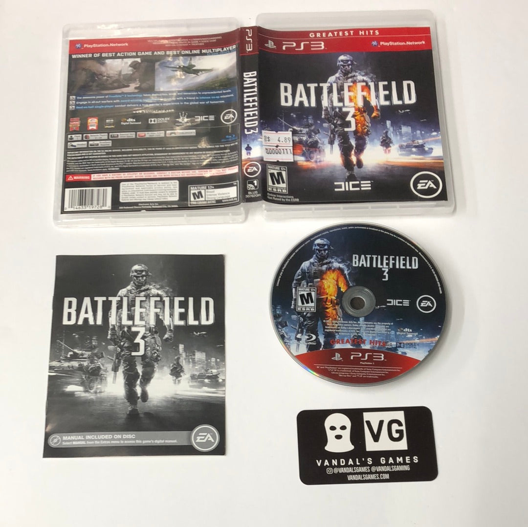 Ps3 - Battlefield 3 Greatest Hits Sony PlayStation Complete #111 –