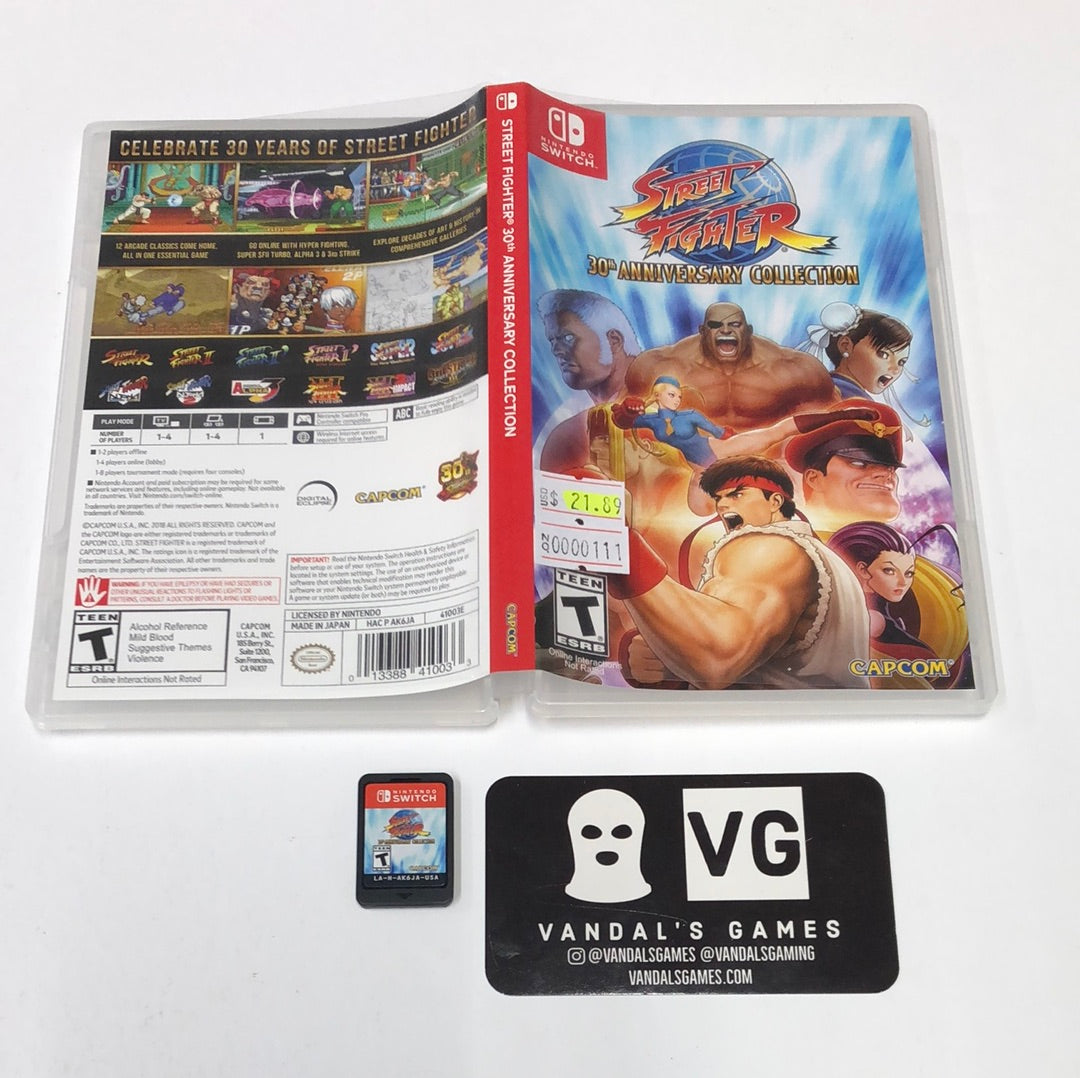 Switch - Street Fighter Anniversary Collection Nintendo With – vandalsgaming