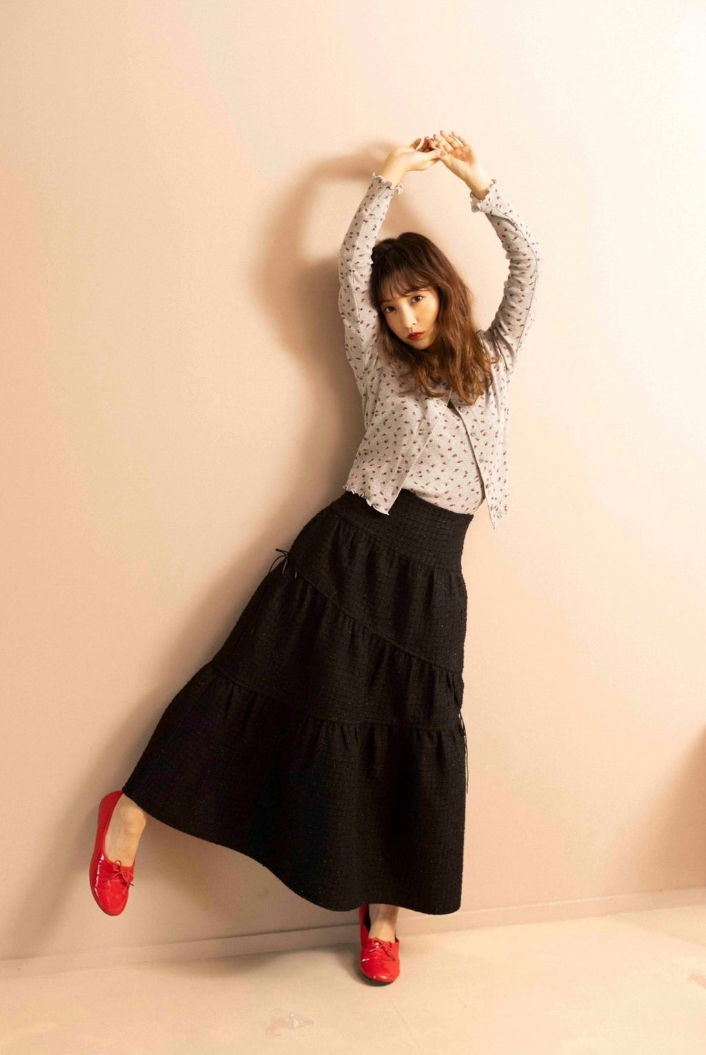 マラソン限定！ポイント5倍 ROSY LUCE TWEED SKIRT - 通販 - www