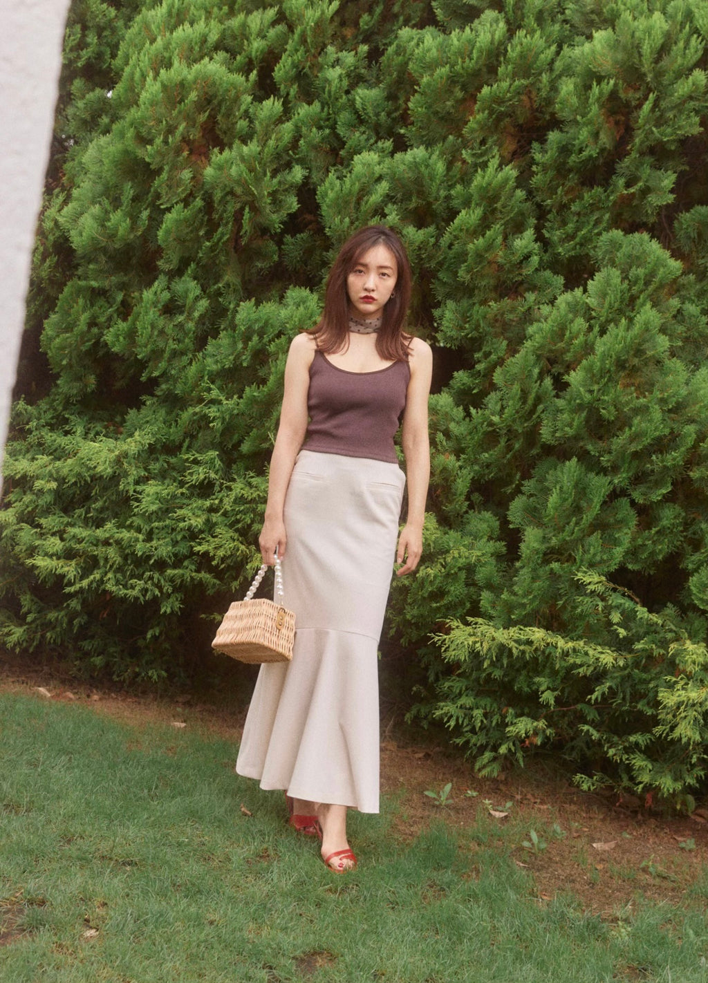 rosy luce スカート ZINNIA LINEARIS SKIRT-connectedremag.com