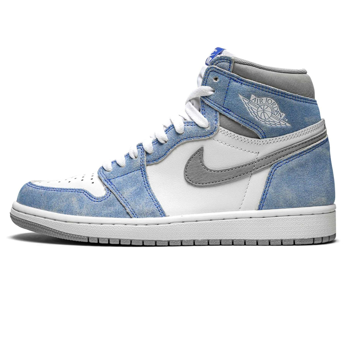 blue and silver air jordan 1