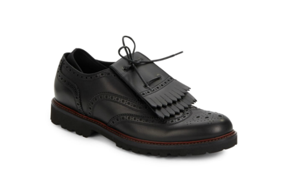 armani leather loafers