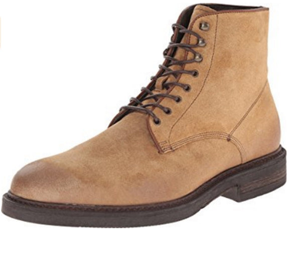 tan suede lace up boots