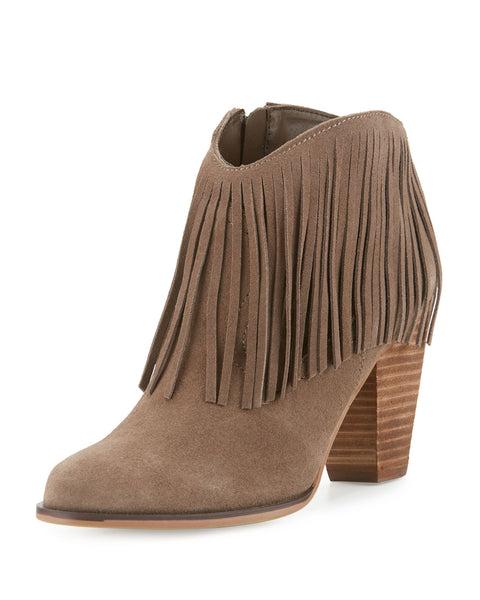 steve madden taupe suede booties