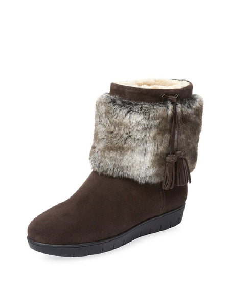 womens suede fur lined boots