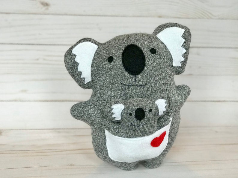Koala Stuffed Animal – The Happy Groundhog Studio