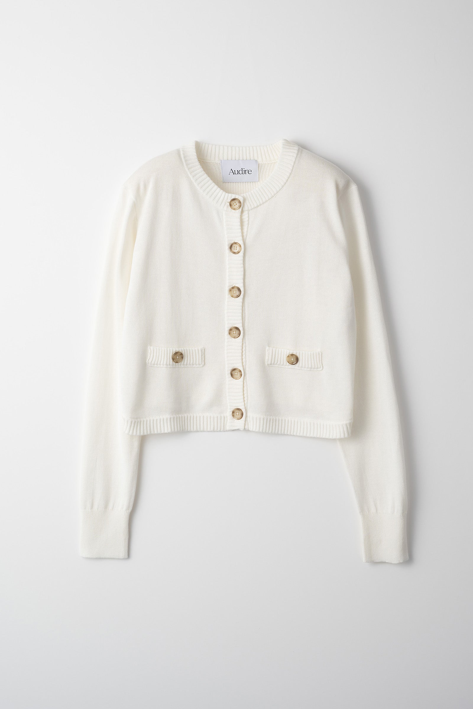 All day knit cardigan(Off white)