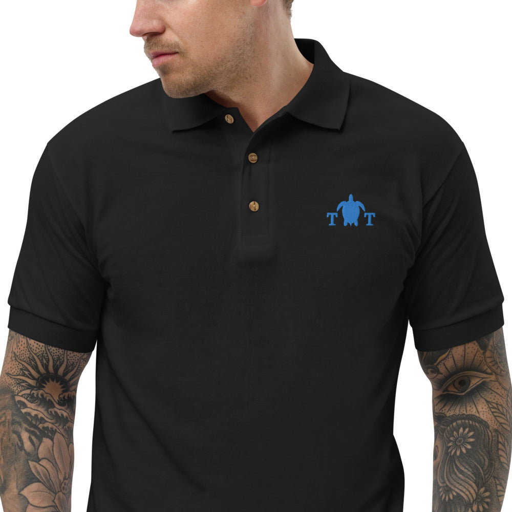 polo shirt with turtle logo