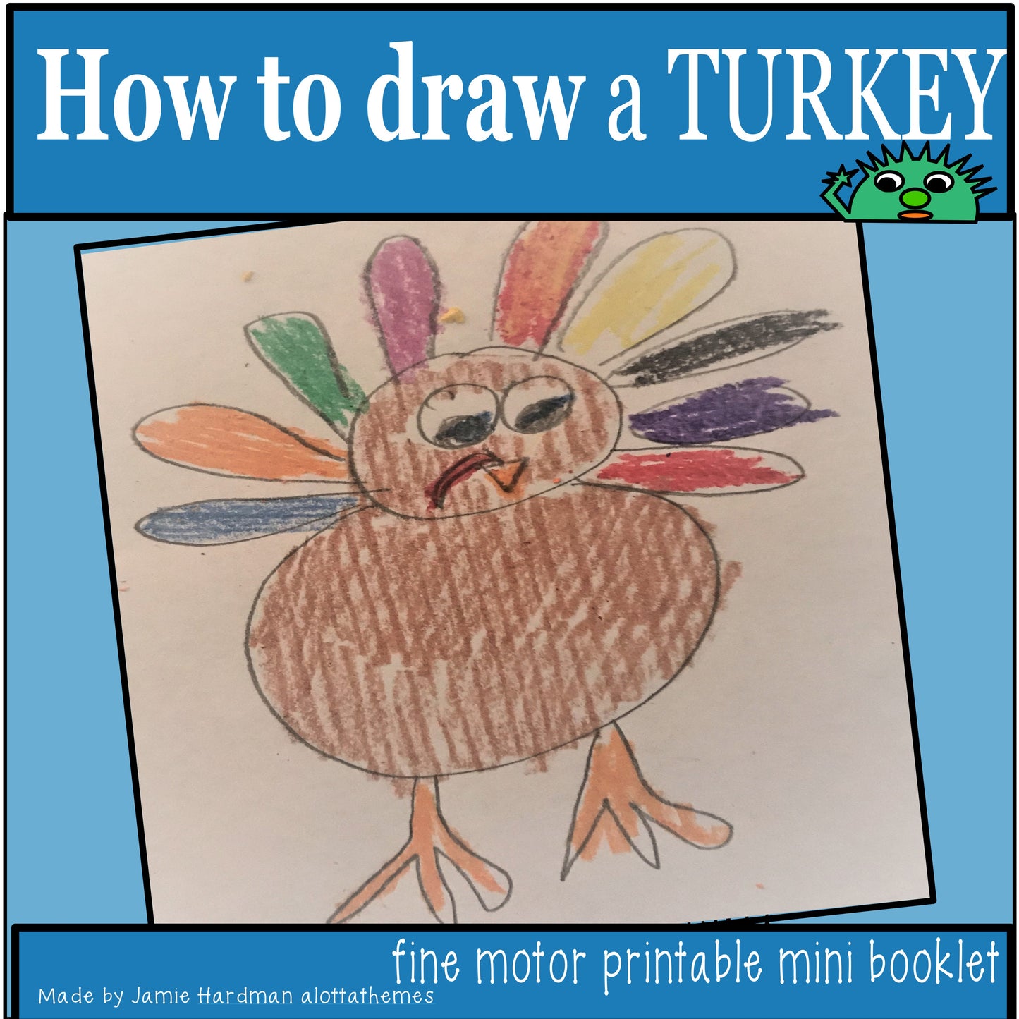 Directed Drawing How To Draw A Turkey