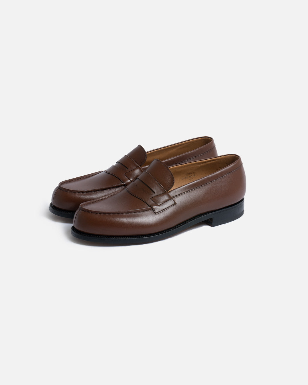 J.M. Weston 180 Loafer Light Brown Box Calf D Width