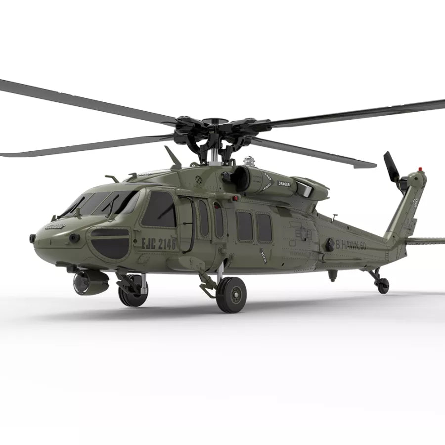 F09 UH60-BLACK HAWK 6CH FLYBARLESS SCALE RC HELICOPTER