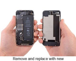 White Genuine iPhone 4S Rear Case Replacement | Back Glass ...