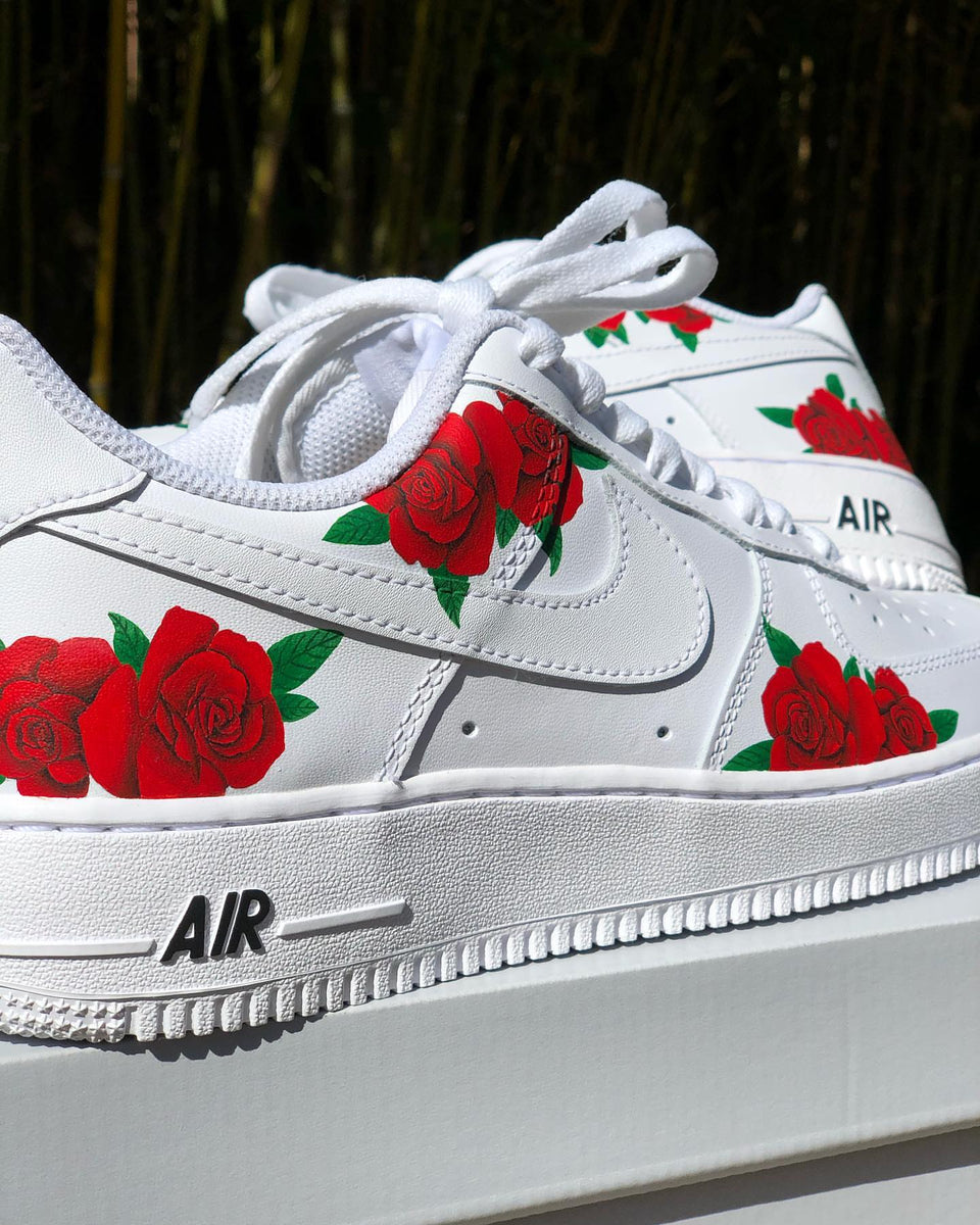 rose painted air force ones