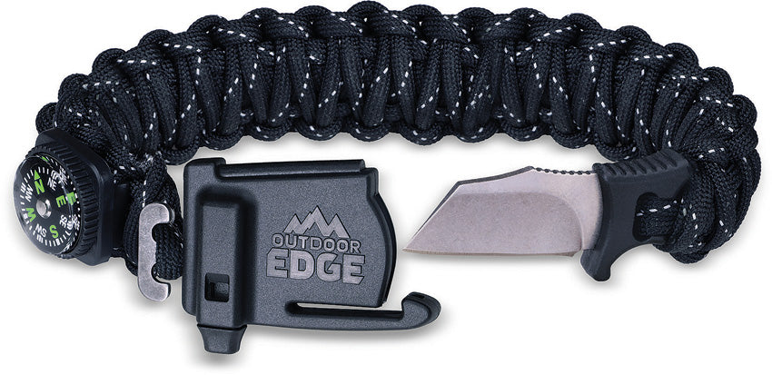 Outdoor Edge ParaSpark Medium Black Knife Bracelet S Atlantic Knife Company