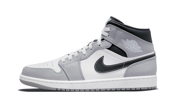 gray & white jordans