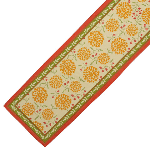 Summer runner  Cotton Spring Indian Table table Runner Floral indian Washable   Decor