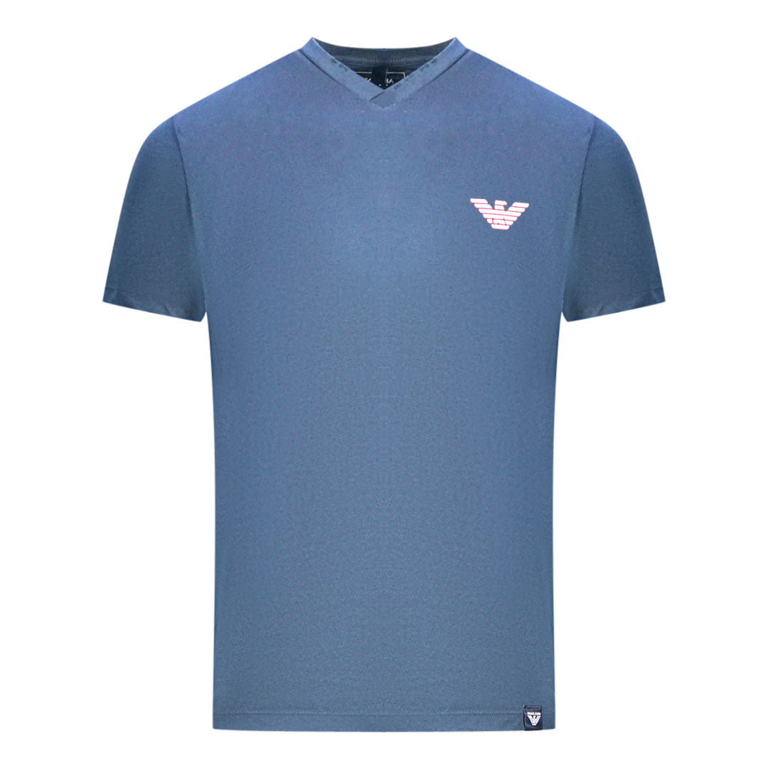 forgænger frisør Harmoni Armani Jeans Chest Logo Navy T-Shirt – XKX LONDON