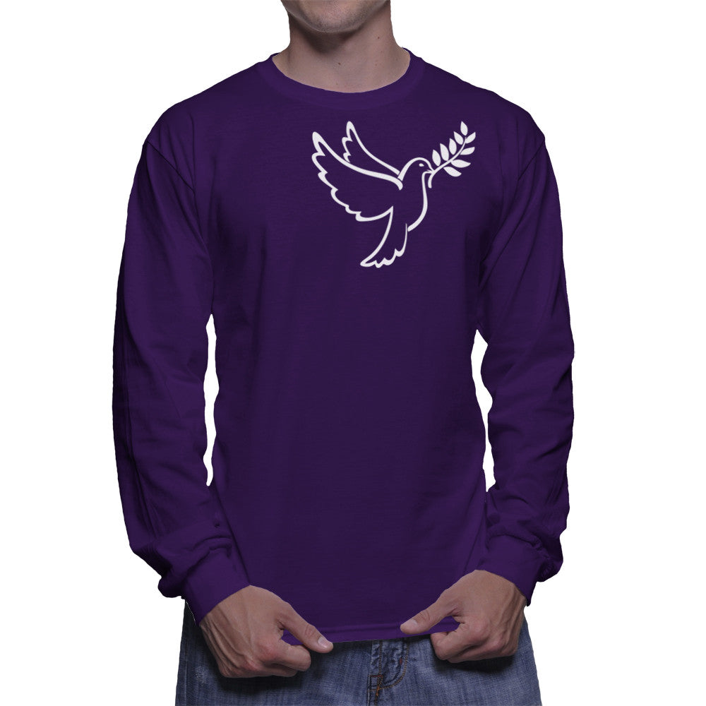 Long Sleeve Peace Dove Tee - ALL BROTHERS ALL STARS - - T-shirts - 5
