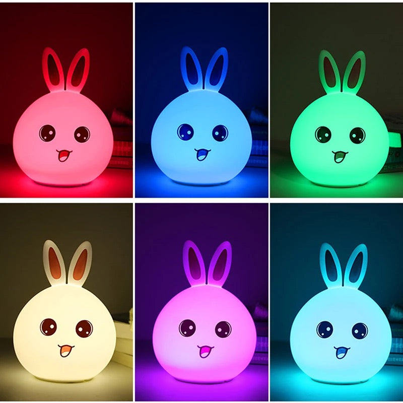 bunny house night light