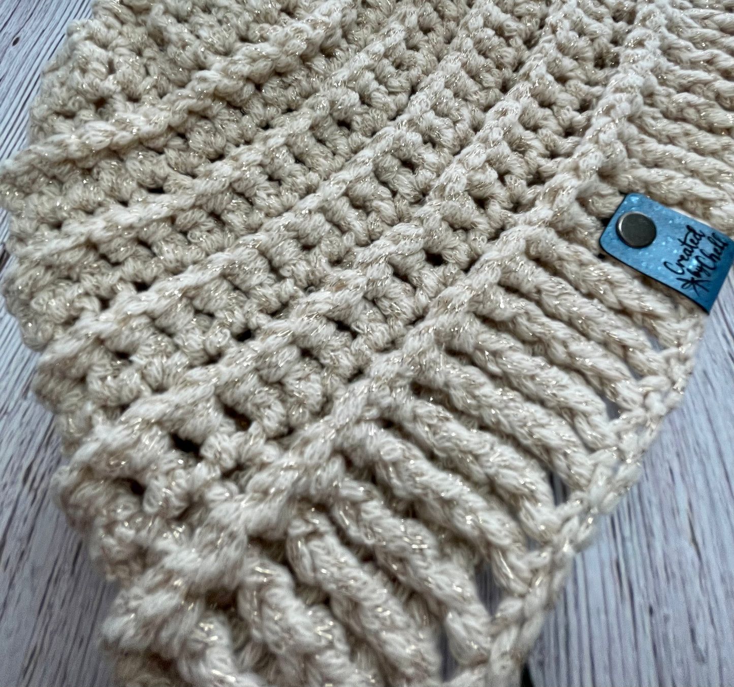 Boogie Nights Slouch Hat Crocheted Beanie - Created By Chell