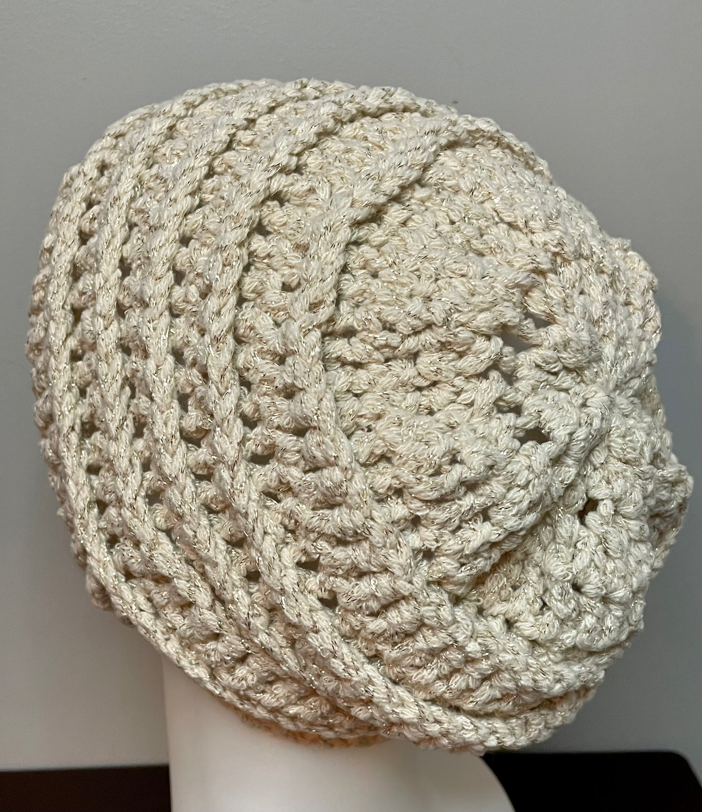 Boogie Nights Slouch Hat Crocheted Beanie - Created By Chell
