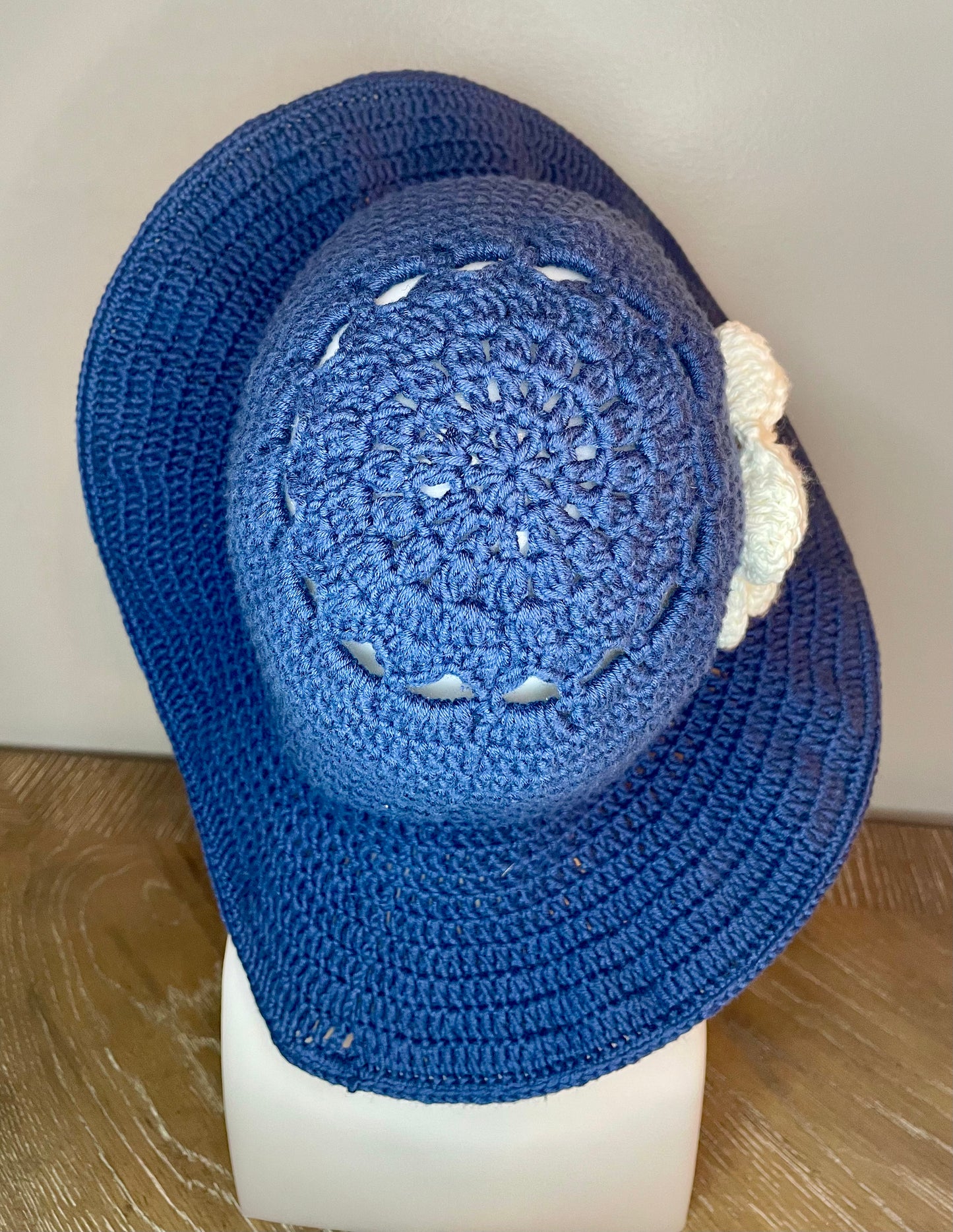 Wide Brim Cotton Sun Hat