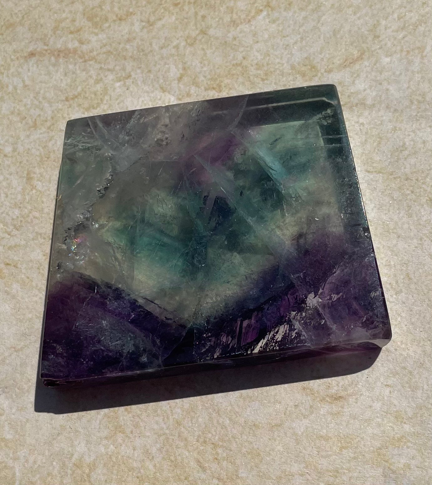 Fluorite slab
