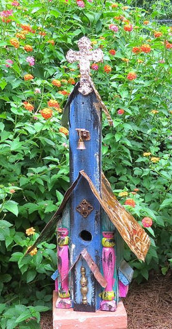 Tall Rustic Birdhouses