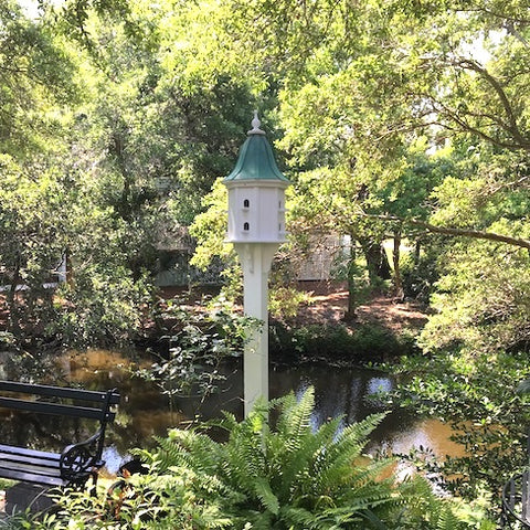 Classic Copper Roof Birdhouse Installation