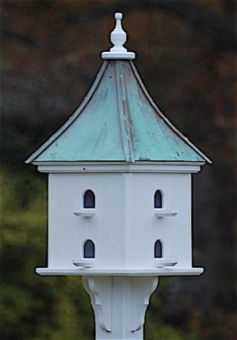 Copper Roof Birdhouse
