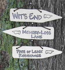 Witty Stoneware Plaques