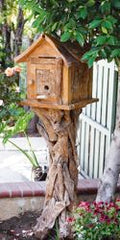 Teak-Driftwood Birdhouse