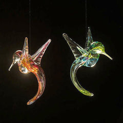 Blown Glass Hummingbird SunCatcher