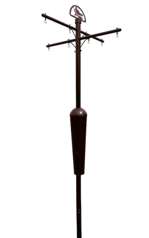 Squirrel Stopper Pole System in Bronze