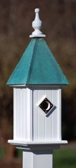 Copper Roof-Vinyl Birdhouse