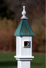 Copper Roof-Vinyl Birdhouse