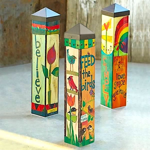 Garden Art Poles