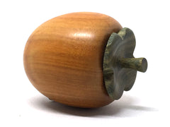 LV-5034 Persimmon Threaded Box from Orangeheart & Verawood-SCREW CAP