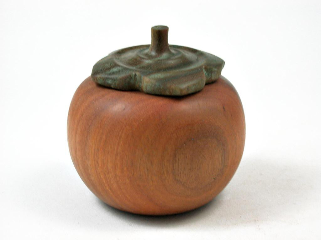 LV-3024 Persimmon Threaded Box from Chakte Viga & Verawood-SCREW CAP