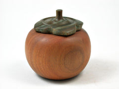 LV-3024 Persimmon Threaded Box from Chakte Viga & Verawood-SCREW CAP