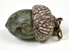 LV-2929 Acorn Pendant Box, Pill Fob from Buckeye Burl & Betel Nut-SCREW CAP