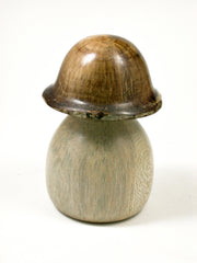 LV-1589 Holly & Live Oak Mushroom Shaped Trinket Box, Jewelry Box-SCREW CAP