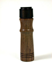 Reserved for John: LV-1634 Cocuswood & Mun Ebony Pill Box, Snuff Box, Toothpick Holder, Needle Case-SCREW CAP