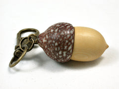 LV-2195 Acorn Pendant Box, Charm, Pill Holder from Boxwood & Betelnut-SCREW CAP