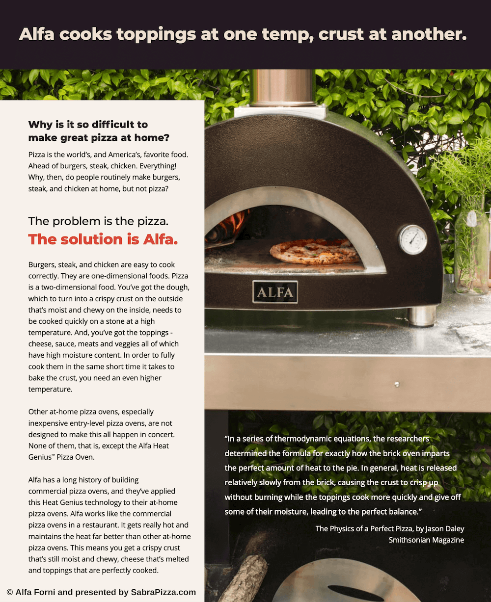 Learn why cooking pizza is hard and ALFA Ovens has solved this problem