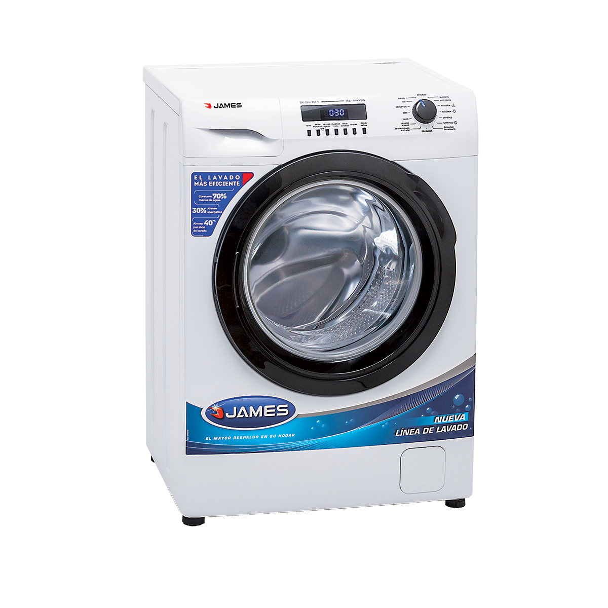 Lavarropas James 7Kg. LR 7100 Frontal – Casa Daniela Muebles y Electrodomésticos