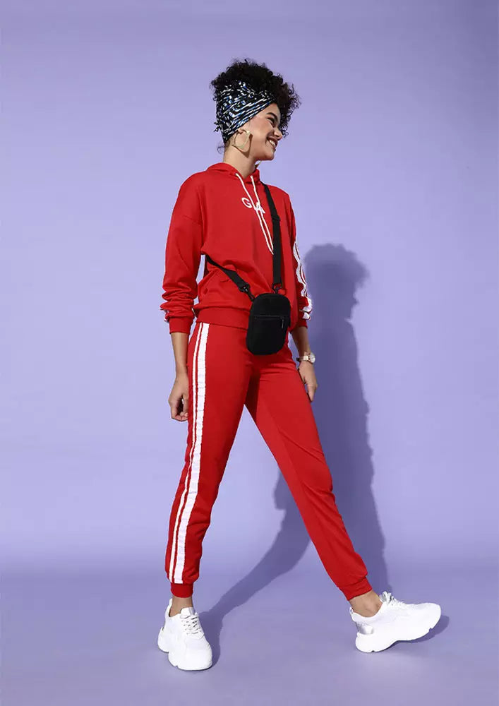 Hoodie Sweatshirt With Joggers Set