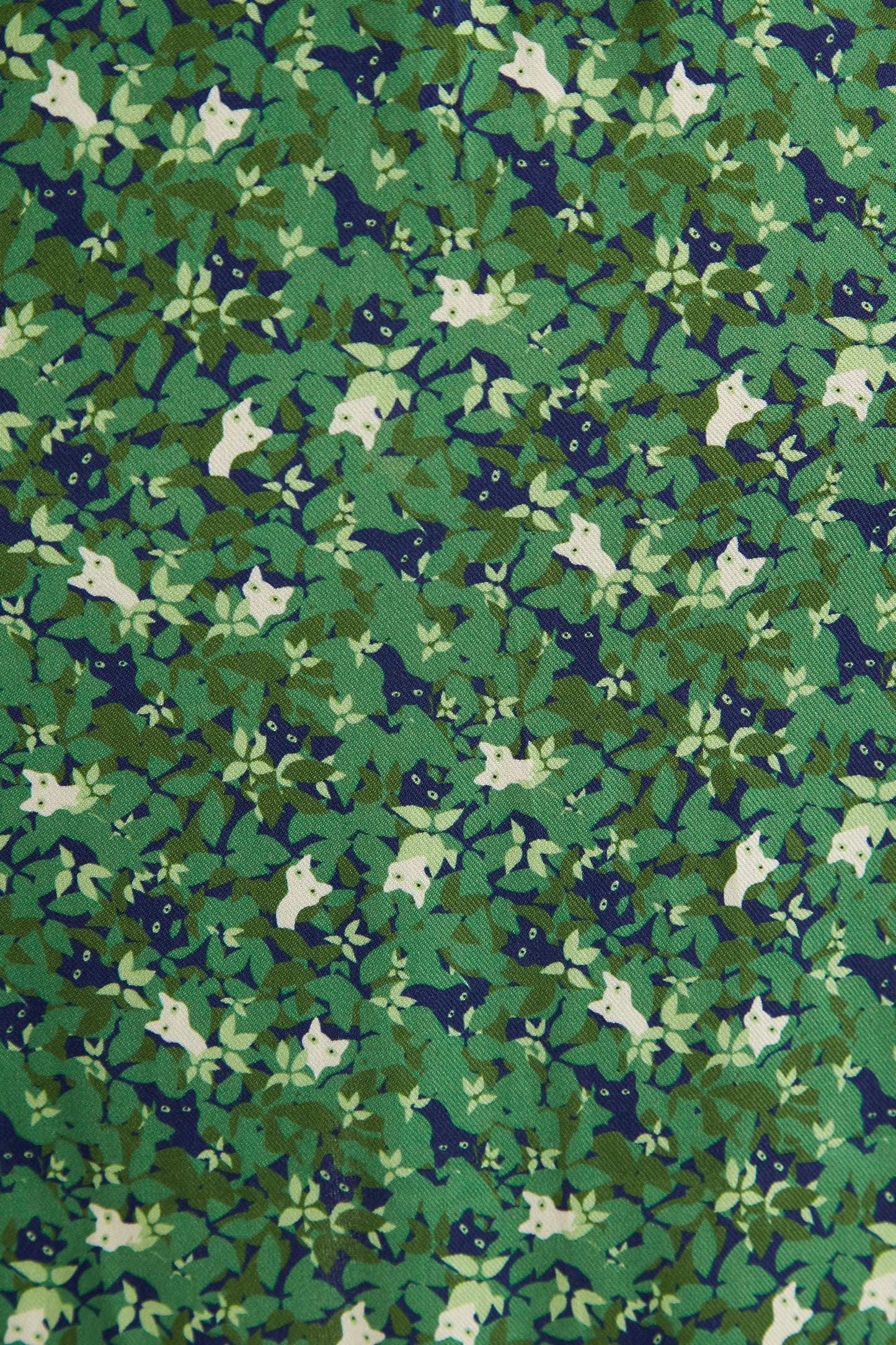 Louche Cathleen Cat Camo Print Midi Dress